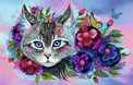 Puzzle Ravensburger 200 elementów Puzzle Moment Kot