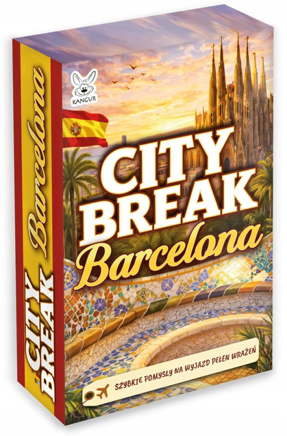 Gra planszowa City Break. Mini przewodnik. Barcelona Adar