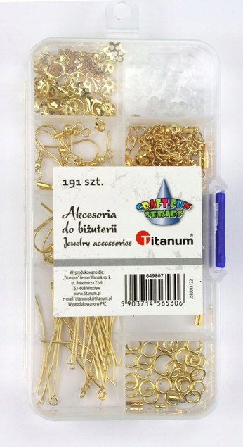 Craft-Fun Zestaw do Tworzenia Biżuterii: Koraliki i Akcesoria DIY