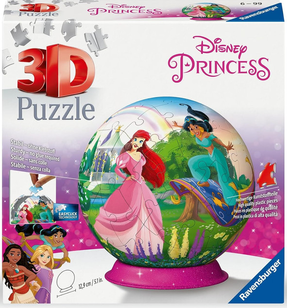 Puzzle Ravensburger 3D Kula: Księżniczki Disney'a