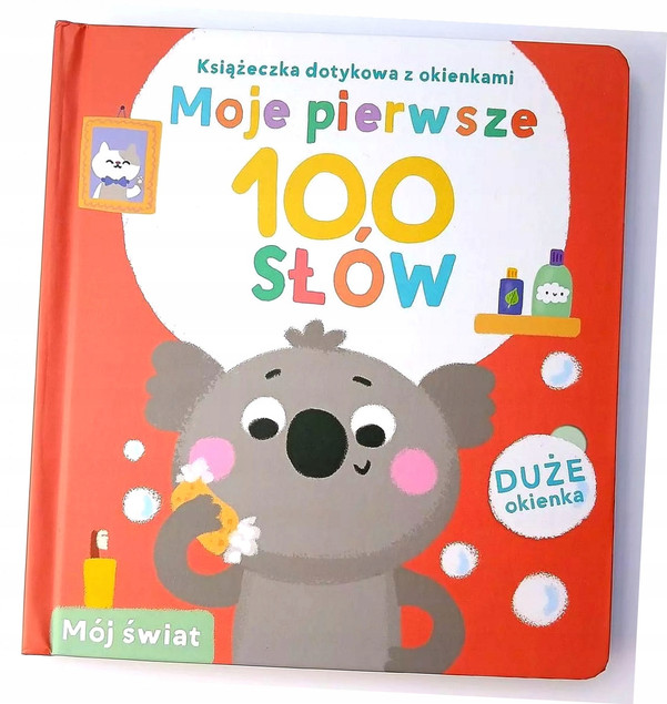 Książeczka dotykowa Moje pierwsze 100 słów. Świat
