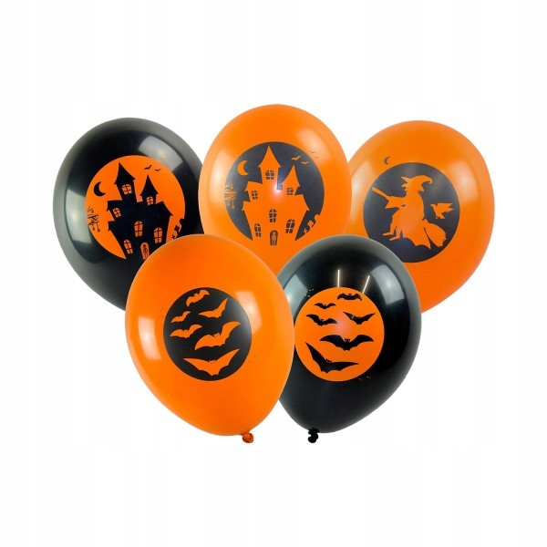 Balon czerwony Arpex mix wzorów