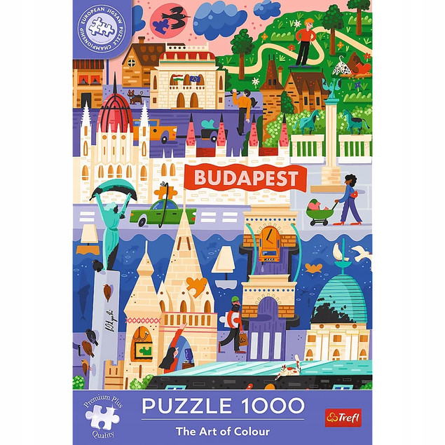 Puzzle Trefl 1000 el. Mistrzostwa Europy Budapeszt – Edycja Kolekcjonerska