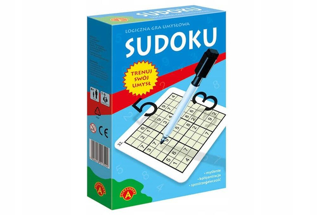 Sudoku Dla Dzieci Mini Gra Logiczna 4+ Alexander 1350