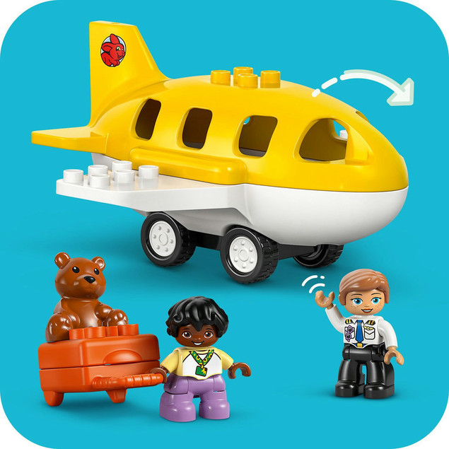 LEGO DUPLO 10443 Pierwszy Raz na Lotnisku Samolot Terminal Bagaż