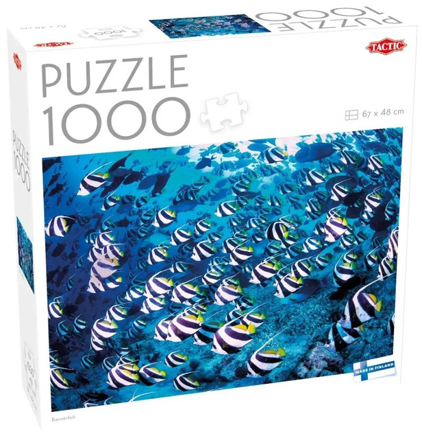 Puzzle Tactic 1000 el. Bannerfish – Ryby Morskie
