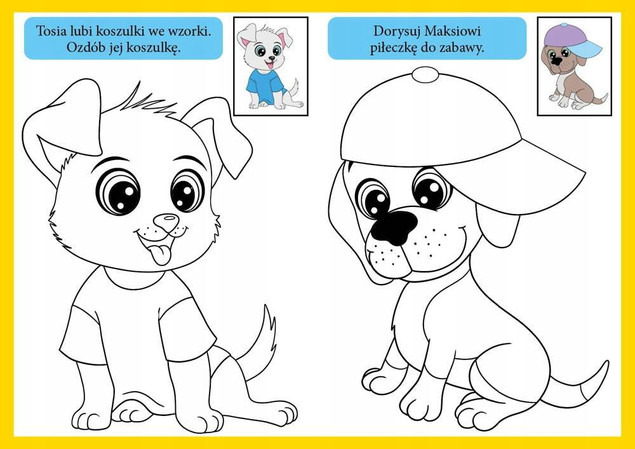 Kolorowanka Nasze Kochane Pieski 74 Naklejek BooksAndFun