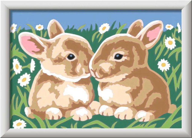 Zestaw Ravensburger CreArt Puszyste króliczki