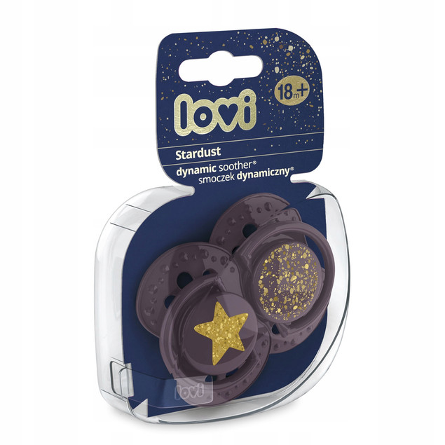 Lovi Smoczek Dynamiczny 18+ Stardust Violet 2 szt. Silikonowy