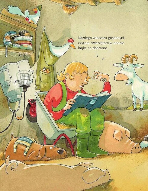 Krowa Matylda nie może zasnąć - wnętrze książki