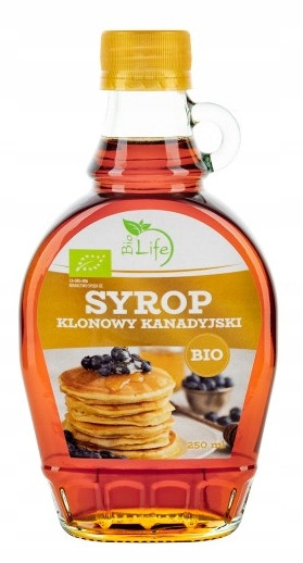 Syrop klonowy kanadyjski BIO 250 ml - Biolife