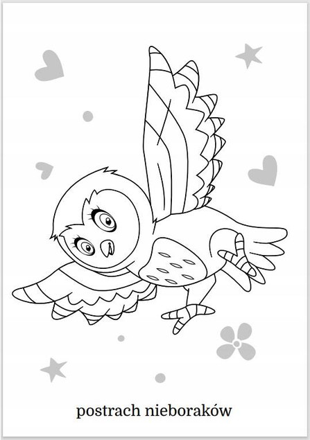 Maluszkowe malowanie. Czarujące sówki