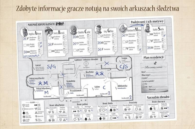 Niepożądani Goście Detektywistyczna Gra Planszowa 12+ Nasza Księgarnia