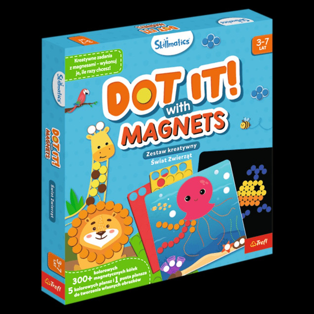 Trefl Skillmatics Dot It With Magnets zestaw kreatywny świat zwierząt 62601