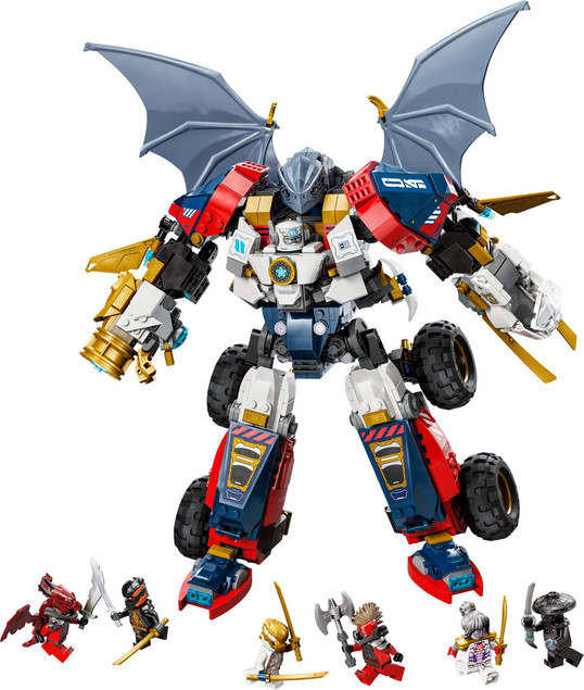 LEGO Ninjago 71834 Wielofunkcyjny Ultramech Zane’a 4 w 1