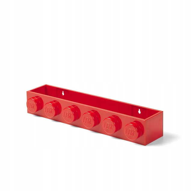 Półka Naścienna LEGO Kloczek 6 Czerwona 41121730
