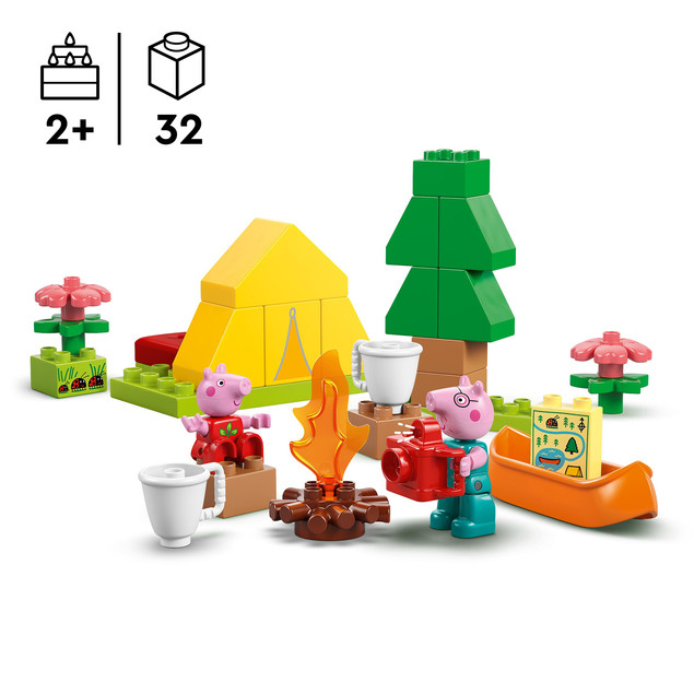 LEGO Duplo 10452 Świnka Peppa i Kemping – Przygoda w Lesie
