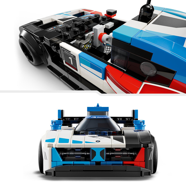 LEGO Speed Champions Samochody Wyścigowe BMW M4 GT3 & M Hybrid V8 676el. 9+