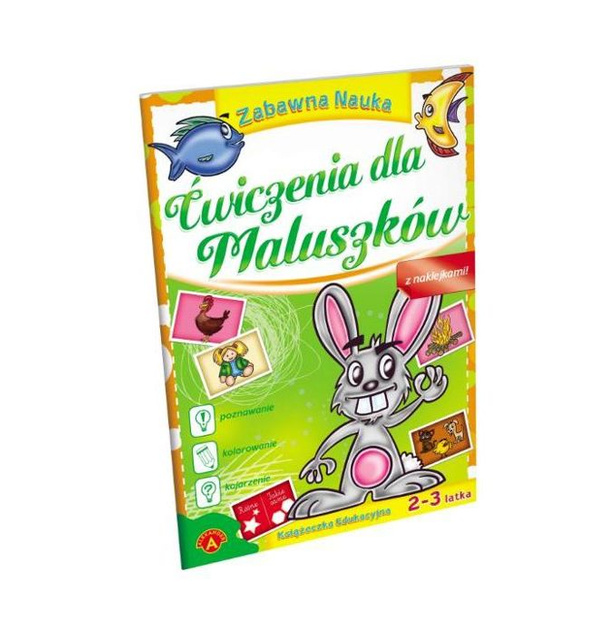 ALEXANDER, ZABAWKA EDUKACYJNA, ZABAWNA NAUKA - ĆWICZENIA DLA MALUSZKÓW
