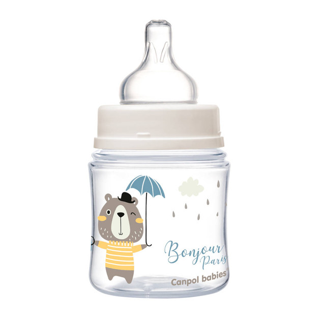 Canpol babies butelka szeroka antykolkowa 120ml PP EasyStart BONJOUR PARIS