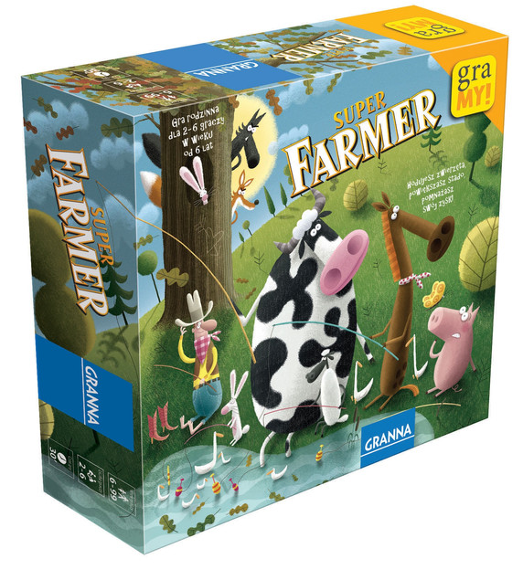 Super Farmer Rodzinna Gra Planszowa Dla Dzieci 6+ Granna 00175