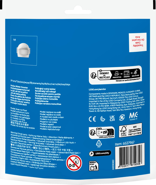 LEGO City 30693 Policyjny Skuter Wodny – Akcja na Wodzie