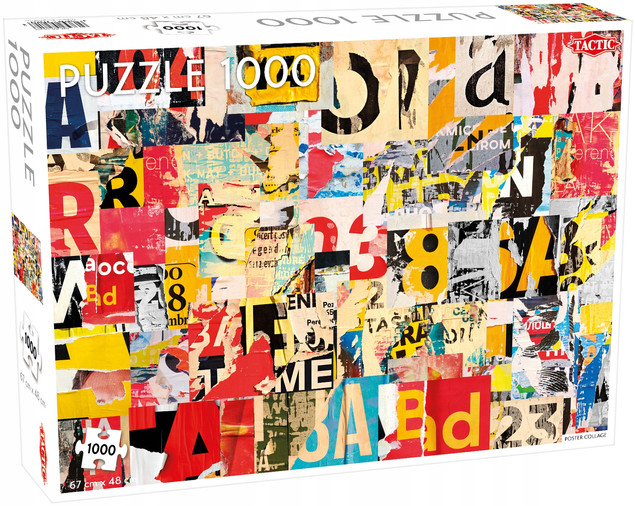 Puzzle Tactic 1000 el. Poster Collage Pattern Fińskie 67x48cm