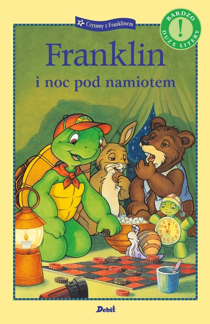 Okładka książki Czytamy z Franklinem. Franklin i noc pod namiotem