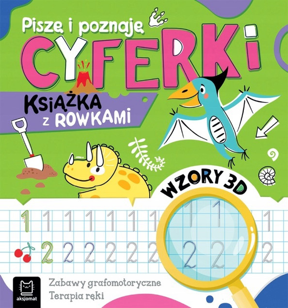 Książeczki z rowkami literki cyferki kaligrafia dla dzieci nauka pisania