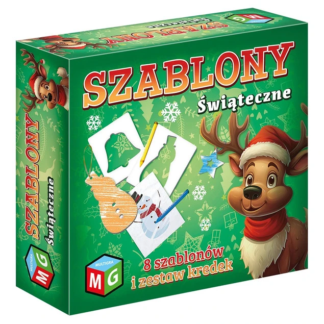 Szablony świąteczne Renifer Multigra