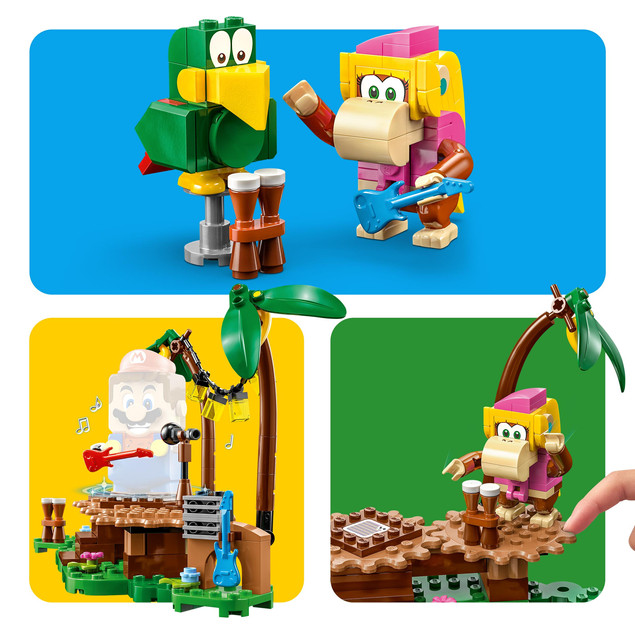 LEGO 71421 Super Mario Dżunglowy koncert Dixie Kong — zestaw rozszerzający