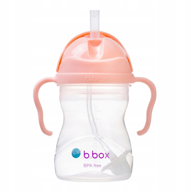 Kubek niekapek B.Box z obciążoną słomką 240 ml, 6m+