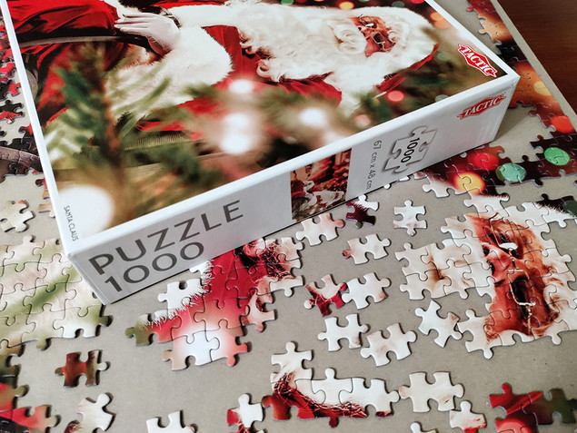Puzzle Tactic Santa Claus 1000 elementów | Świąteczne Puzzle Finlandzkie