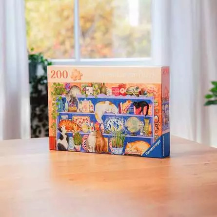Puzzle RAVENSBURGER Koty na półce 12001367 (200 elementów)