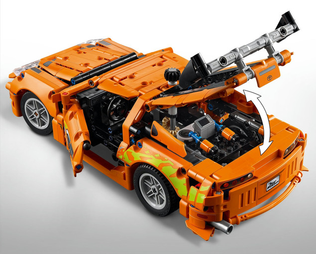 LEGO Technic 42204 Fast and Furious Toyota Supra MK4 Model Samochodu