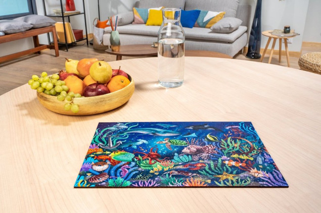 Ravensburger - Drewniane puzzle - Kolorowy świat morza 500