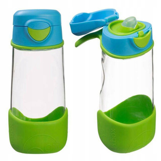 Sportowa Butelka Tritanowa Bidon Ustnik ZIELONY Dla Dzieci 450ml 3+ B.Box