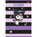 KUROMI ZESZYT A4/32 kratka z marginesem dla dziewczynki