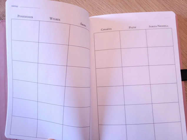 Planer A5 Bullet Journal Interdruk Lucky Seven Różowy