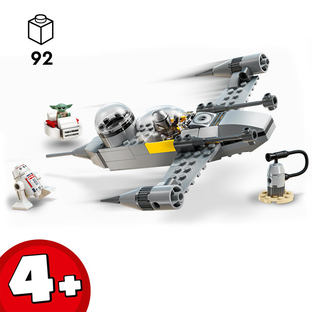 LEGO Star Wars Myśliwiec N-1 Mando i Grogu (75410) | Zestaw dla Dzieci 4+