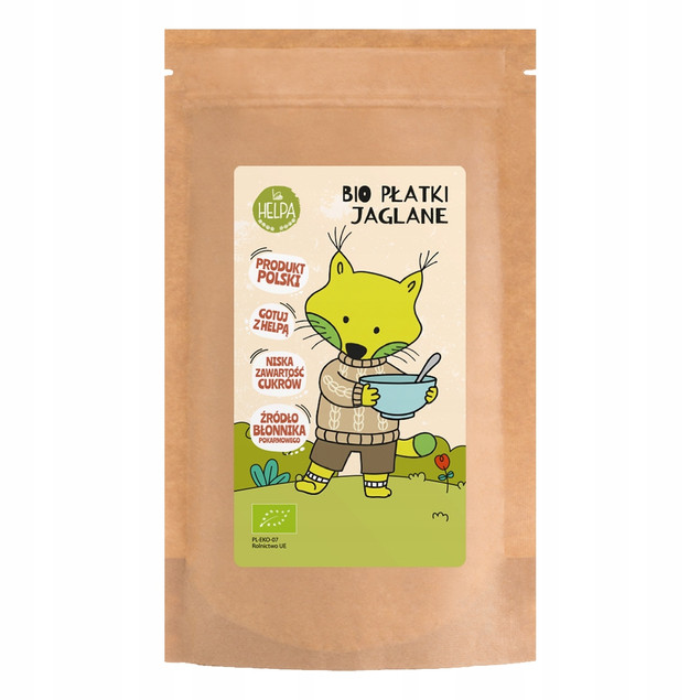 Bio Płatki Jaglane 200 g HELPA ekologiczne