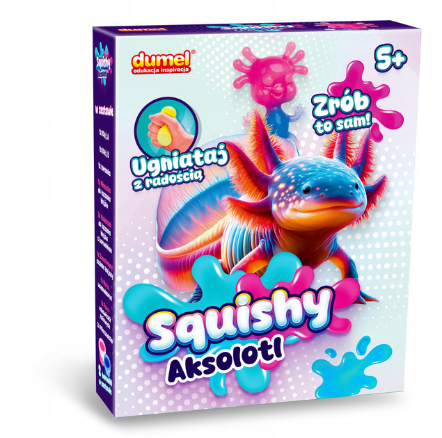 Zestaw Kreatywny Dumel Aksolotl Squishy DIY 5+