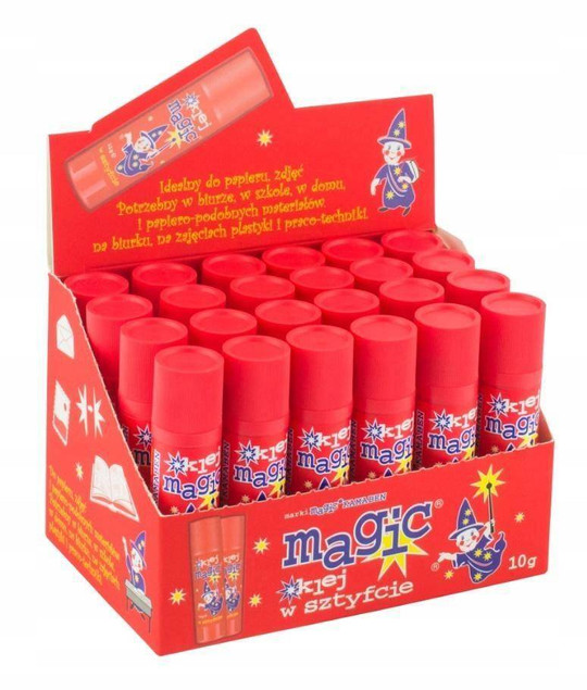 Klej Magic w sztyfcie 10 g, 24 sztuki – Kamaben