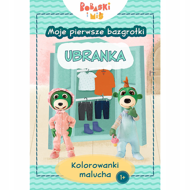 KOLOROWANKI MOJE PIERWSZE BAZGROŁKI UBRANKA Trefl