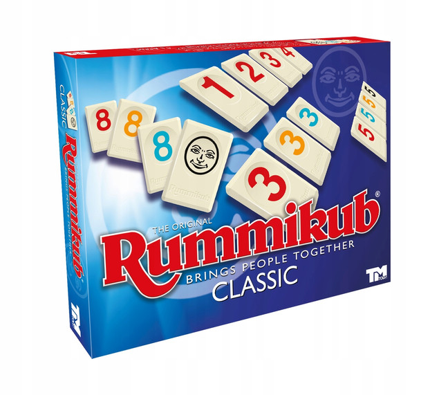 Rummikub Gra Liczbowa Classic Standard Rodzinna TmToys 4600
