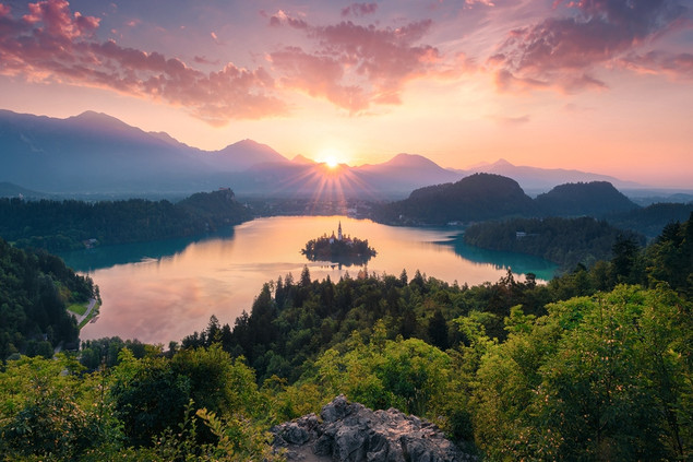 Puzzle Ravensburger 3000 elementów Jezioro Bled, Słowenia