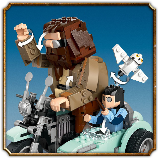 LEGO Harry Potter 76443 Motocyklowa Przejażdżka Hagrida i Harry’ego – Ucieczka