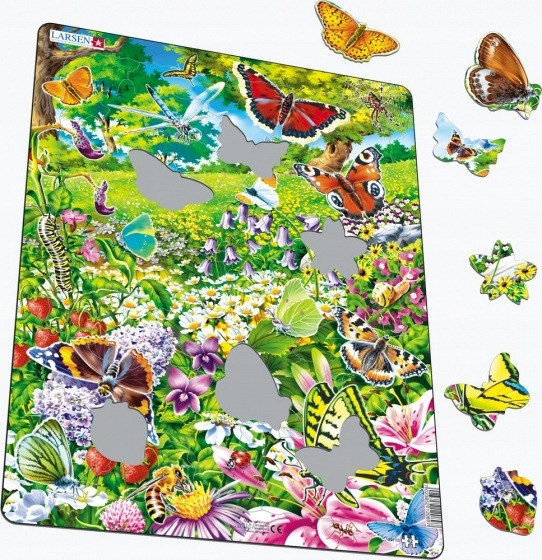 Układanka Larsen Motyle 42 Elementy – Puzzle dla Dzieci