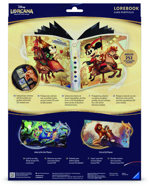RAVENSBURGER Disney Lorcana: Portfolio na karty Myszka Miki i Minnie