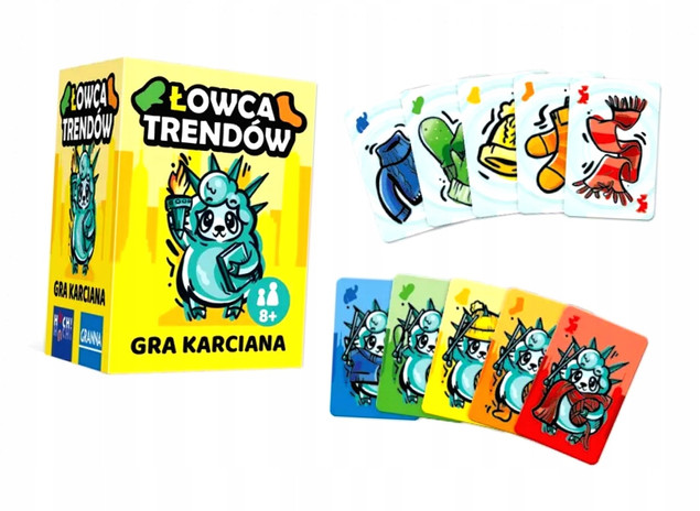 Gra Planszowa Łowca Trendów Granna Karcianka Rodzinna 8+